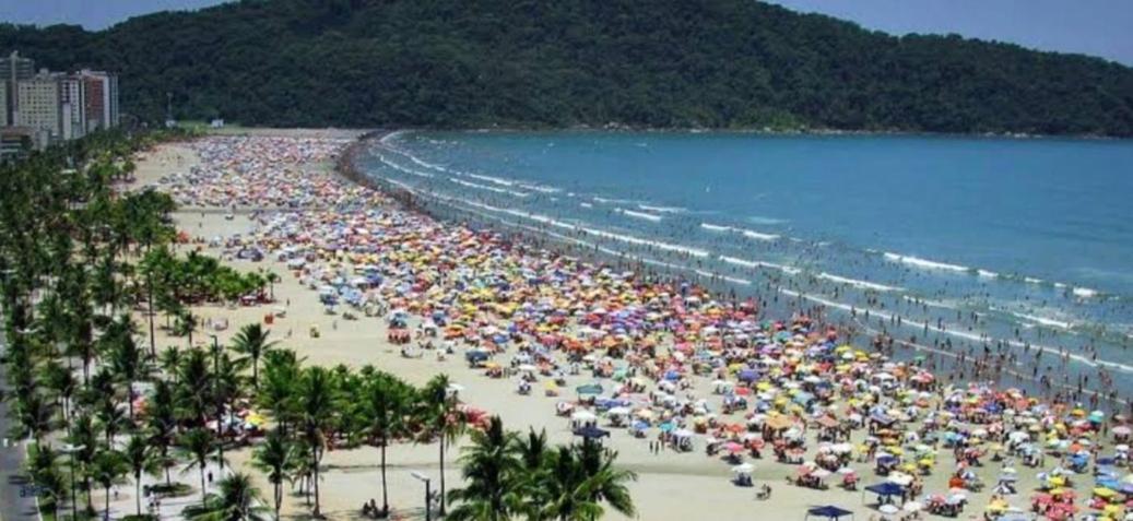 Predio Frente A Praia Daire Praia Grande Dış mekan fotoğraf